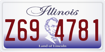 IL license plate Z694781