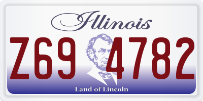IL license plate Z694782