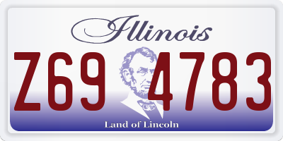 IL license plate Z694783