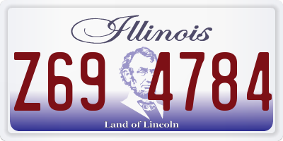 IL license plate Z694784