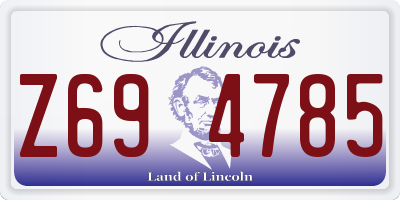 IL license plate Z694785