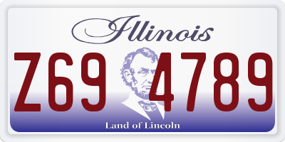 IL license plate Z694789