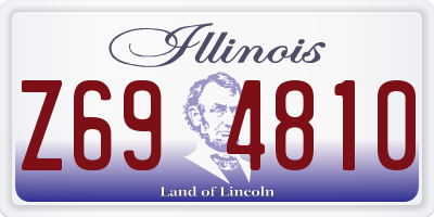 IL license plate Z694810