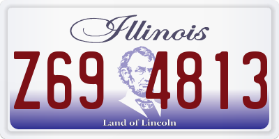 IL license plate Z694813
