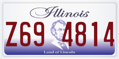 IL license plate Z694814