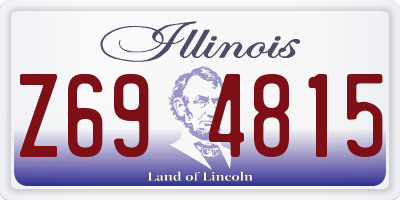 IL license plate Z694815