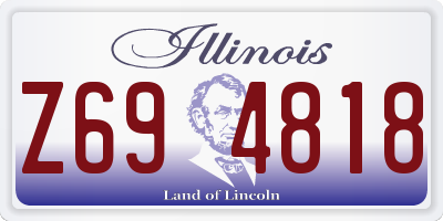 IL license plate Z694818