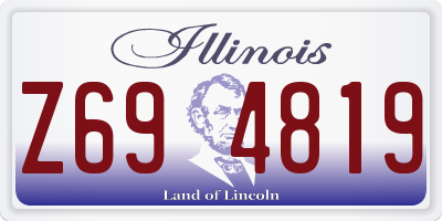 IL license plate Z694819
