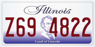 IL license plate Z694822