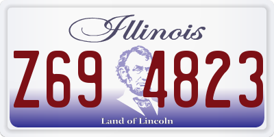 IL license plate Z694823