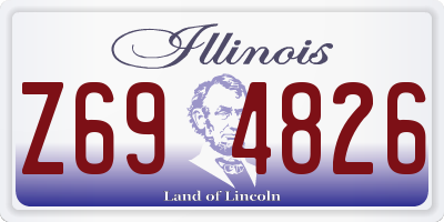 IL license plate Z694826