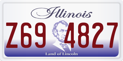 IL license plate Z694827