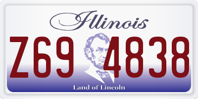 IL license plate Z694838