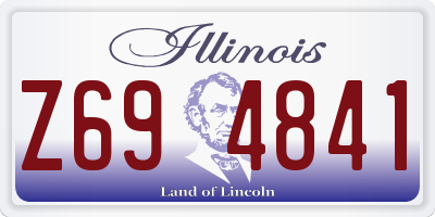 IL license plate Z694841