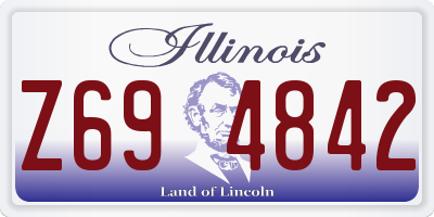 IL license plate Z694842