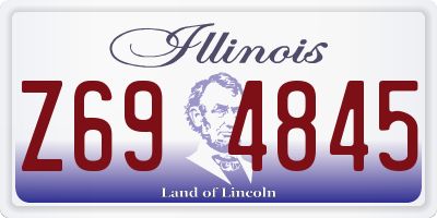 IL license plate Z694845