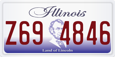 IL license plate Z694846