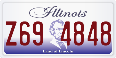IL license plate Z694848