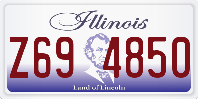 IL license plate Z694850