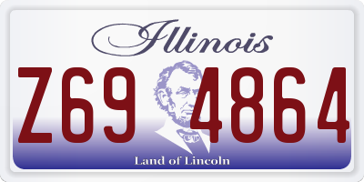 IL license plate Z694864