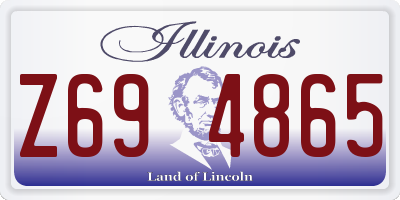 IL license plate Z694865