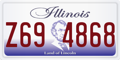 IL license plate Z694868