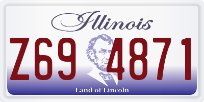 IL license plate Z694871