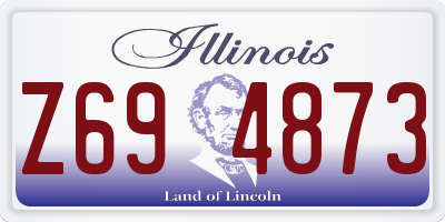 IL license plate Z694873