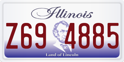 IL license plate Z694885