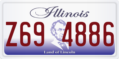 IL license plate Z694886