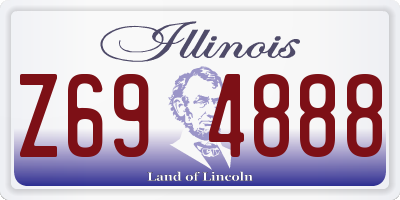 IL license plate Z694888