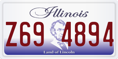 IL license plate Z694894