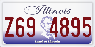 IL license plate Z694895
