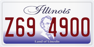 IL license plate Z694900