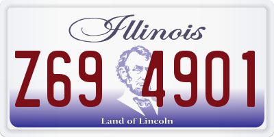 IL license plate Z694901