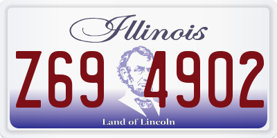 IL license plate Z694902