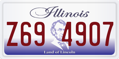 IL license plate Z694907