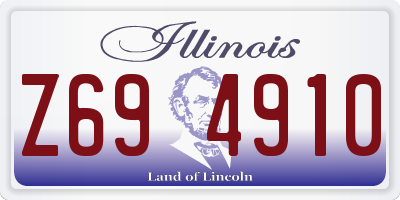 IL license plate Z694910
