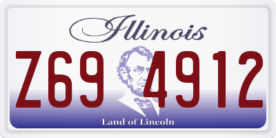 IL license plate Z694912