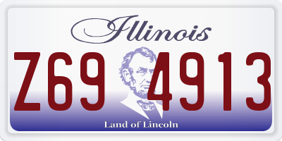 IL license plate Z694913