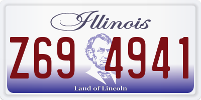 IL license plate Z694941