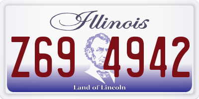 IL license plate Z694942