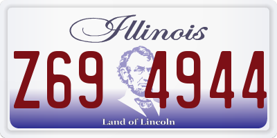 IL license plate Z694944