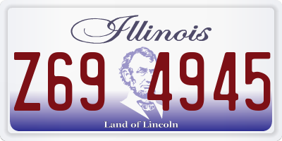 IL license plate Z694945