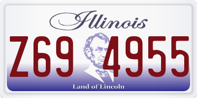 IL license plate Z694955