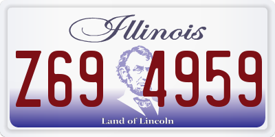 IL license plate Z694959