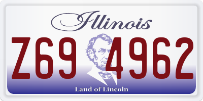 IL license plate Z694962