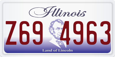 IL license plate Z694963