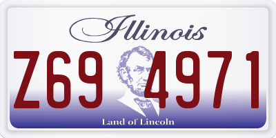IL license plate Z694971