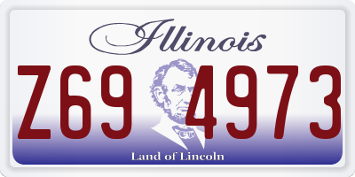 IL license plate Z694973